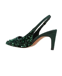 COSMO2 | Stiletto Heel Sequined Slingback Pump