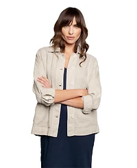 Celtic & Co. Women's Linen Boxy Jacket