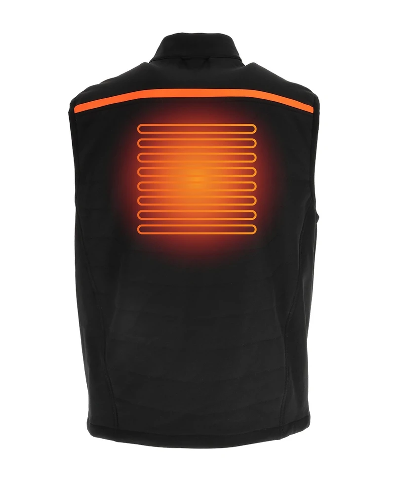 RefrigiWear Men's FrostFlex Heated Vest – 3-Level Heat, 8-Hr Battery & Water-Repellent Stretch Shell