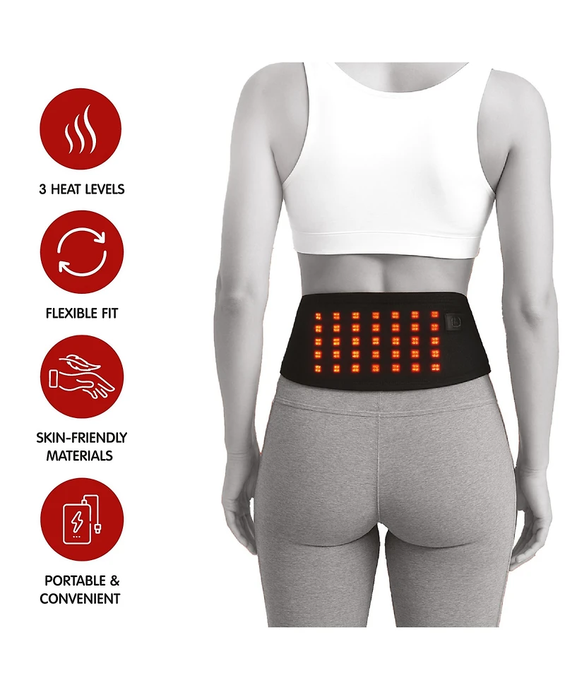 Pursonic Red Light Therapy Back Wrap – Comfort & Recovery for Lower Back and Core