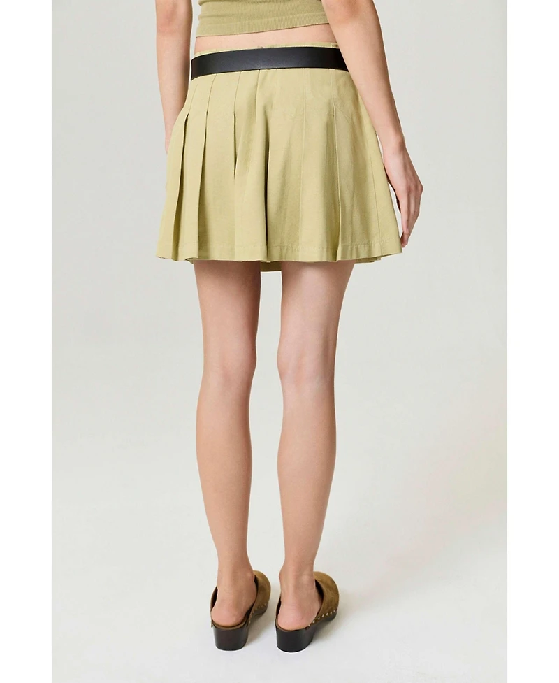 Nocturne Women's Pleated Mini Skirt