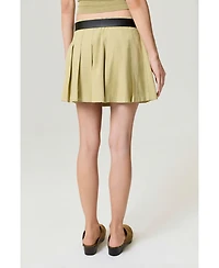 Nocturne Women's Pleated Mini Skirt