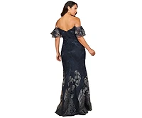 Lara Women's Off Shoulder Mermaid Lace Gown
