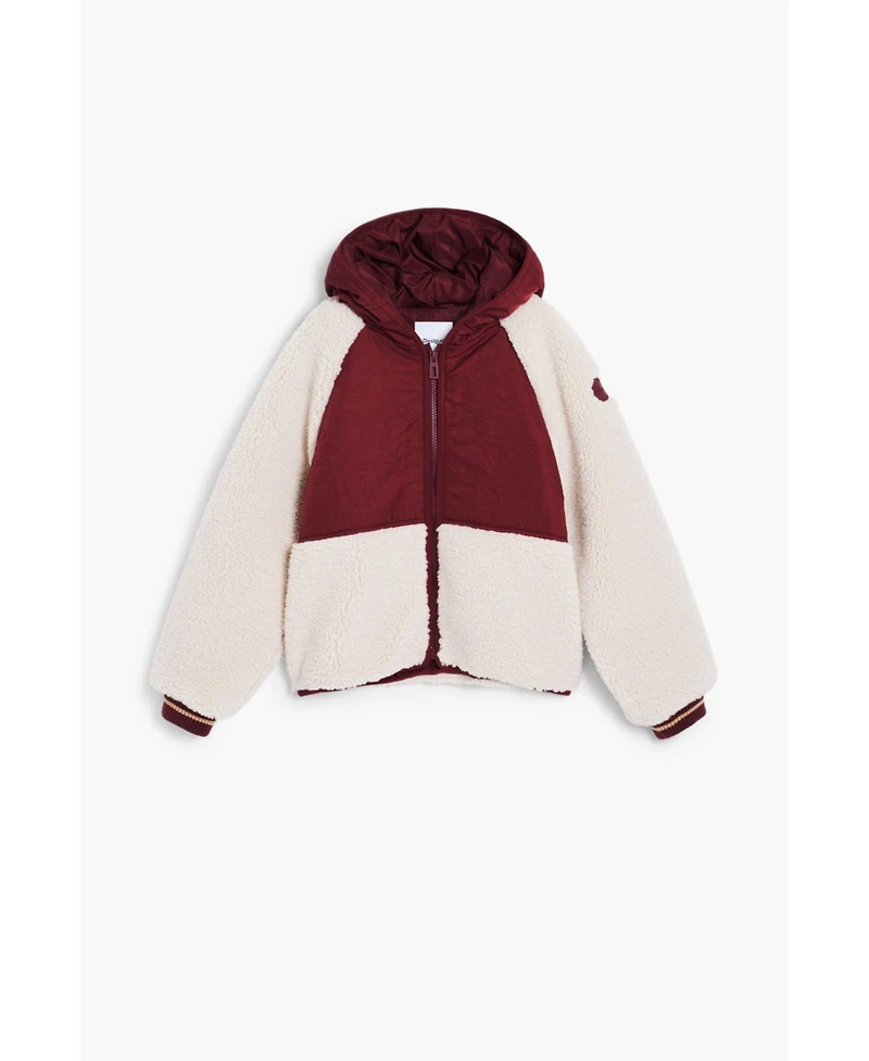Desigual Girls's Sherpa jacket with hood
