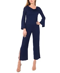 Sam & Jess Petite Pull-On Wide Leg Pants