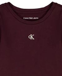 Calvin Klein Girls Toddler 2T-4T 3-Piece Full Zip Vest, Top and Pants Set