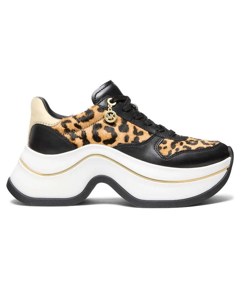 Michael Kors Women's Arla Almond Toe Trainer Shoes