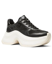 Michael Kors Women's Arla Almond Toe Trainer Shoes