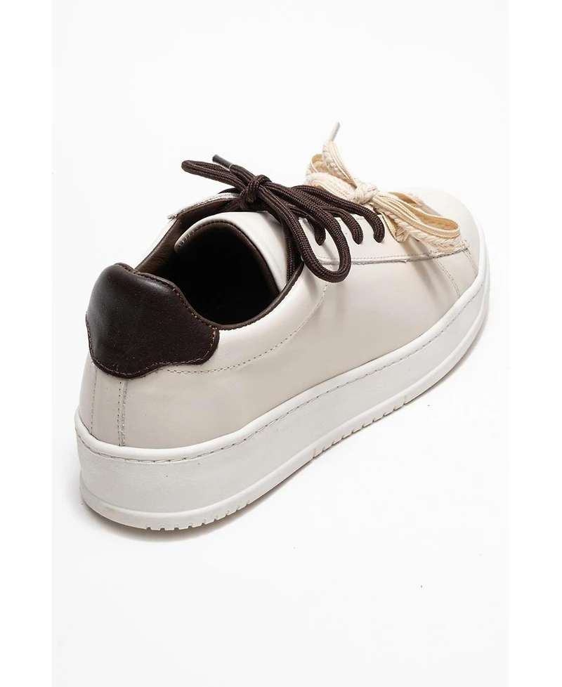 Forever & Always Shoes Warron Leather Sneakers (Women)