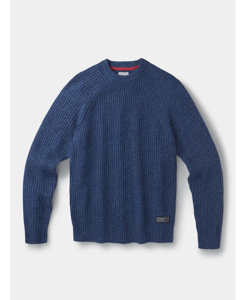 Aubin Men's Ray Fisherman Rib Crew Neck Sweater