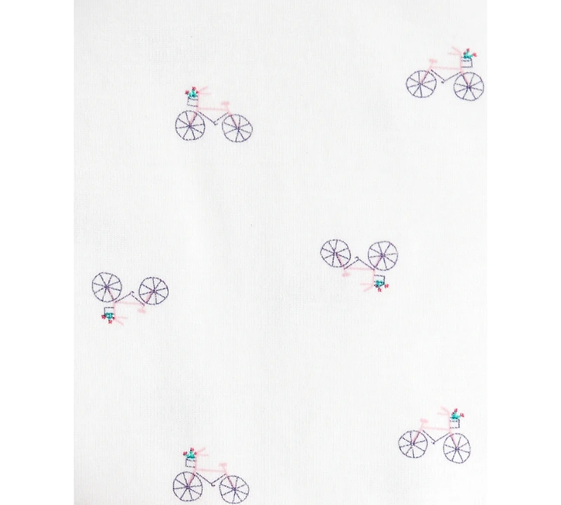 Carter's Baby Girls 3-Piece Heart Detail Sleeveless Vest, Bodysuit and Pants Set