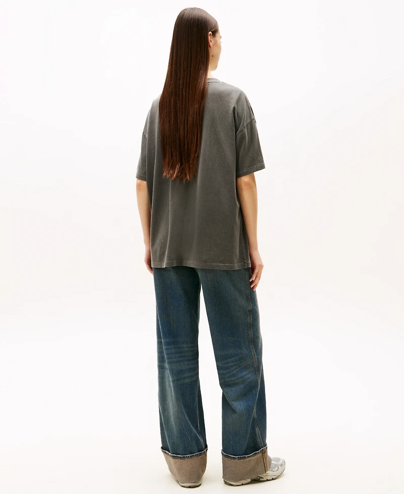 Tommy Jeans Women's Oversized Dollar Logo T-Shirt