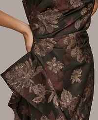 Donna Karan New York Women's Strapless Side Ruffle Dress