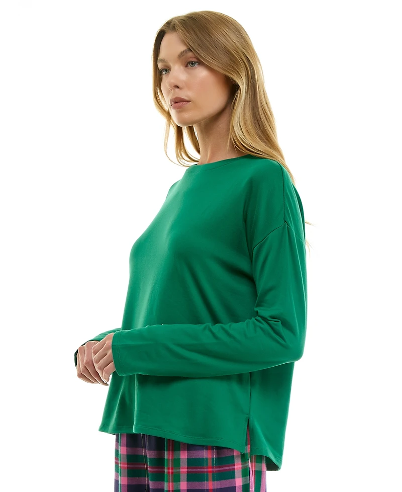 Roudelain Women's Long-Sleeve Drop Shoulder Top