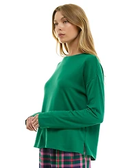 Roudelain Women's Long-Sleeve Drop Shoulder Top