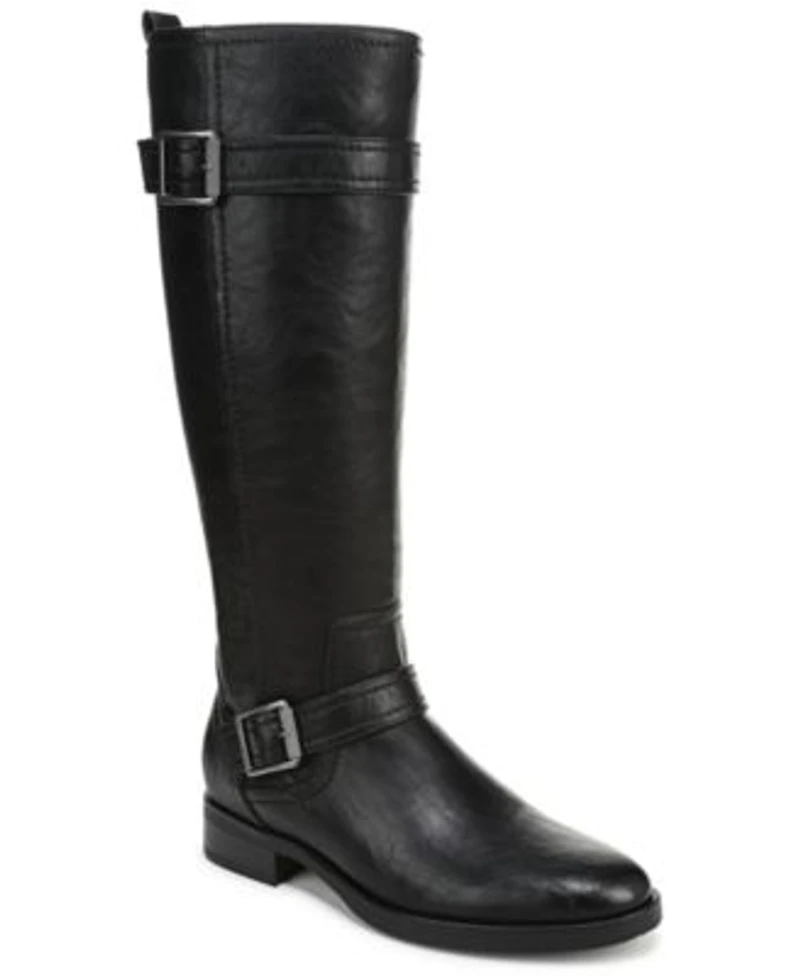 Naturalizer Womens Tiernan Knee High Riding Boots Regular Wide Calf