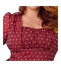 Unique Vintage Plus 1950s Libby Swing Dress