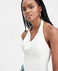 Bar Iii Women's Second Skin Halter Bodysuit, Macy's Exclusive