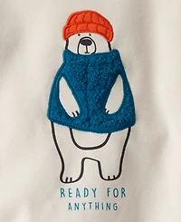 Carter's Boys Toddler 2T-5T DayDream Bear Pull-On Sweatshirt