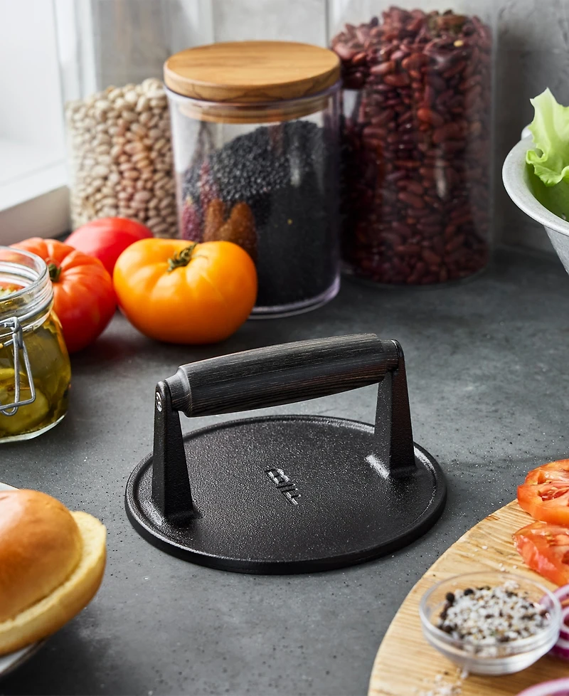GreenPan Bobby Flay Cast Iron 6.5" Round Grill Press