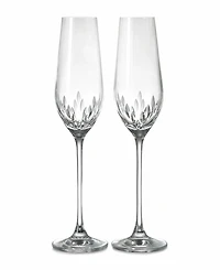 Philip Whitney Fiero Toasting Champagne Flutes, Set of 2