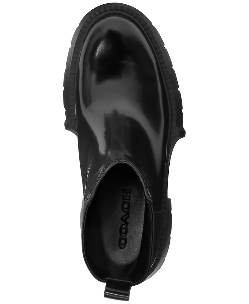 Coach Women's Leah Platform Pull-On Chelsea Booties