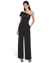 Eliza J Women's One-Shoulder Jumpsuit