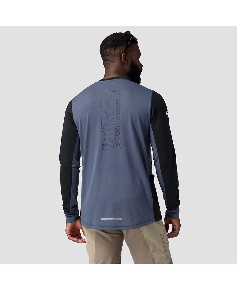 Backcountry Men's Slickrock Drirelease Long-Sleeve Tech T-Shirt Mountain Bike Jerseys Long Sleeve