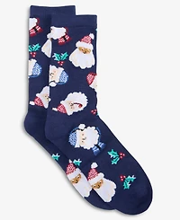 Holiday Lane Women's Crew Socks, Created for Macy's