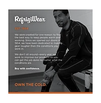 RefrigiWear Big & Tall Heavyweight Stretch Knit Base-Layer Bottoms