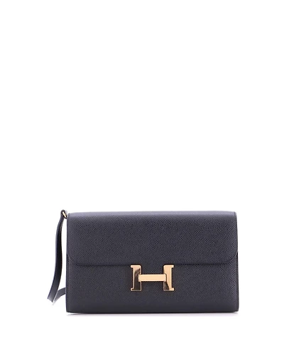 Pre-Owned Hermes Constance To Go Wallet Epsom