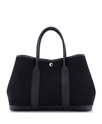 Pre-Owned Hermes 30 Garden Party Tote Toile and Leather