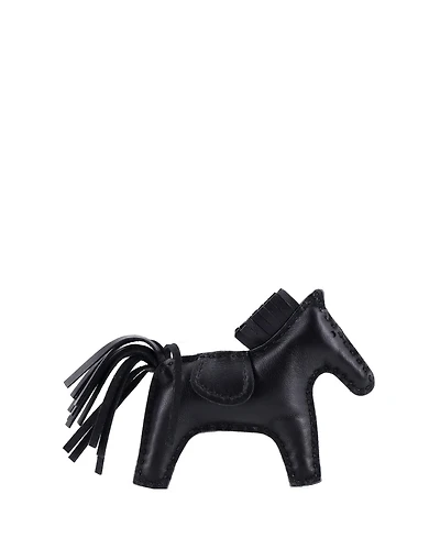 Pre-Owned Hermes Pm So Black GriGri Rodeo Bag Charm Leather