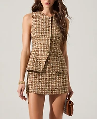 Astr the Label Women's Dilone Sleeveless Sheath Mini Dress