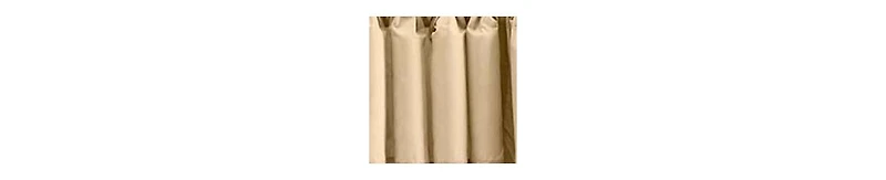 Ellis Stacey Solid Color Window 3" Rod Pocket High Quality Fabric Lined Swag Set 126"x36" Almond
