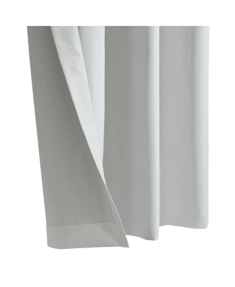 Thermaplus Marissa Blackout Uv Protection Grommet Curtain Panel for Windows 52" x 108" Light Grey