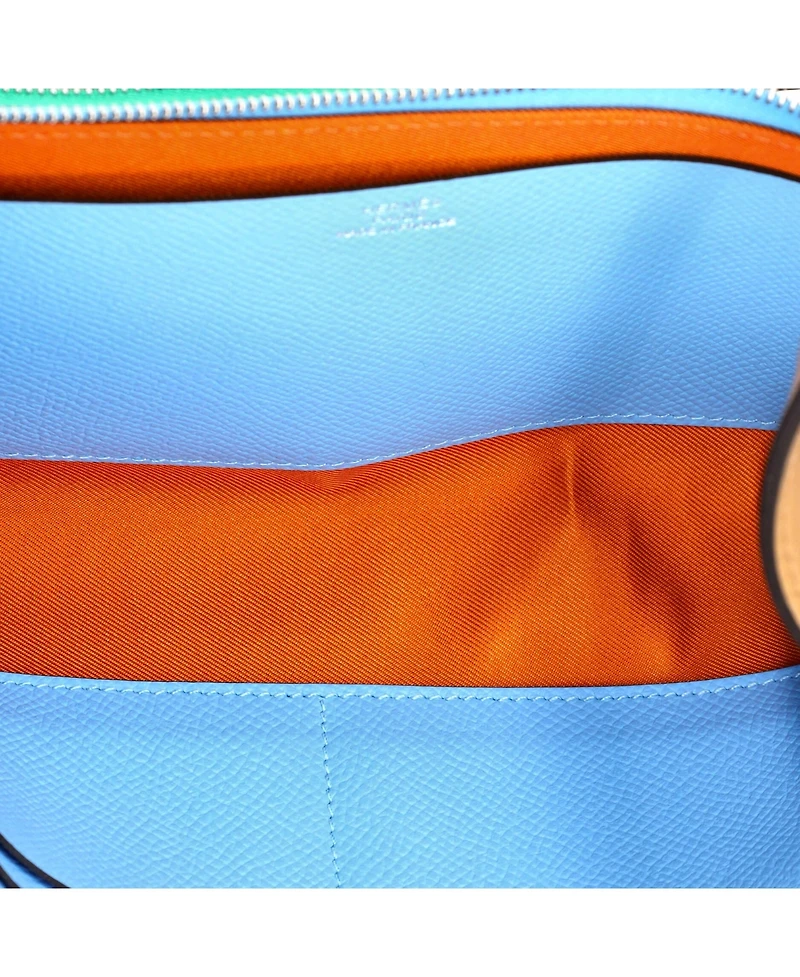 Pre-Owned Hermes Nouveau To Go Wallet Epsom with Swift