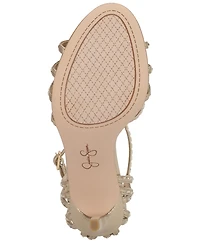 Jessica Simpson Women's Jivira Rhinestone Strappy Stiletto Sandals