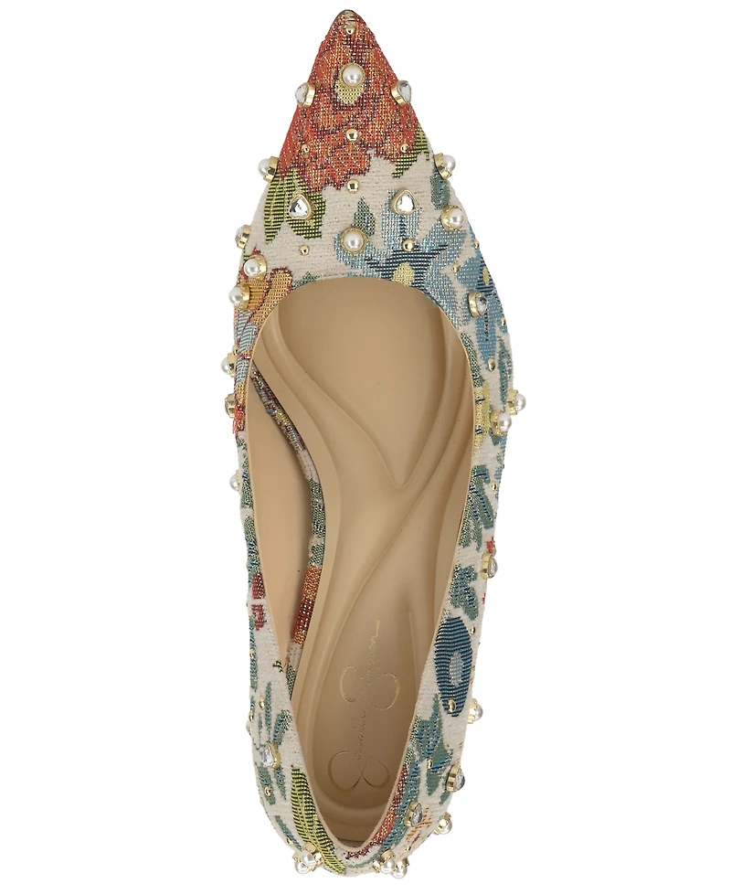 Jessica Simpson Women's Welica Embellished Pointed-Toe Pumps