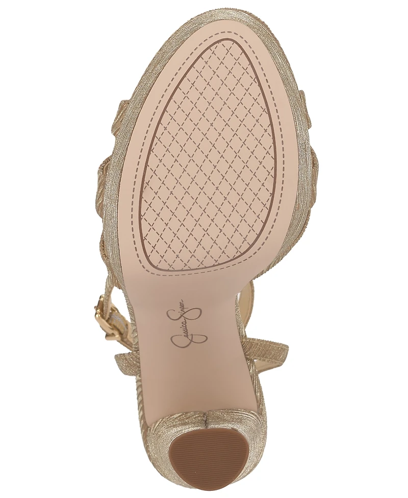 Jessica Simpson Women's Ilaria Strappy Platform Dress Sandals