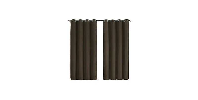 GoodGram 2 Pack: Hotel Thermal Grommet 100% Blackout Curtains