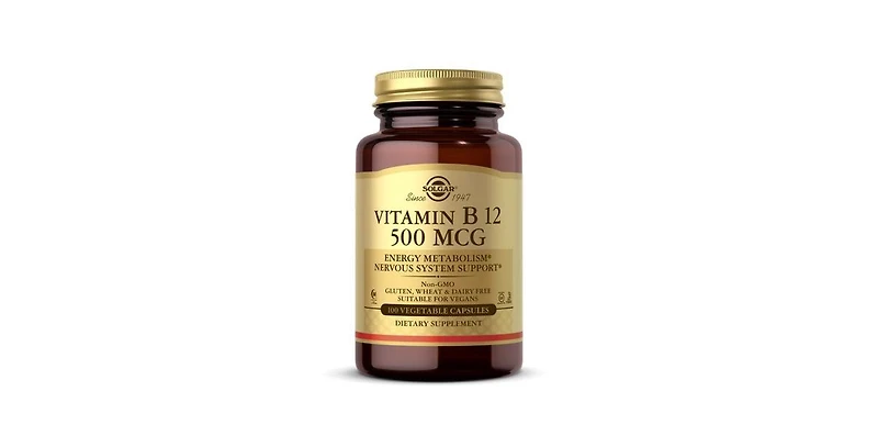 Solgar Vitamin B12 ,500 mcg ,100 V Caps