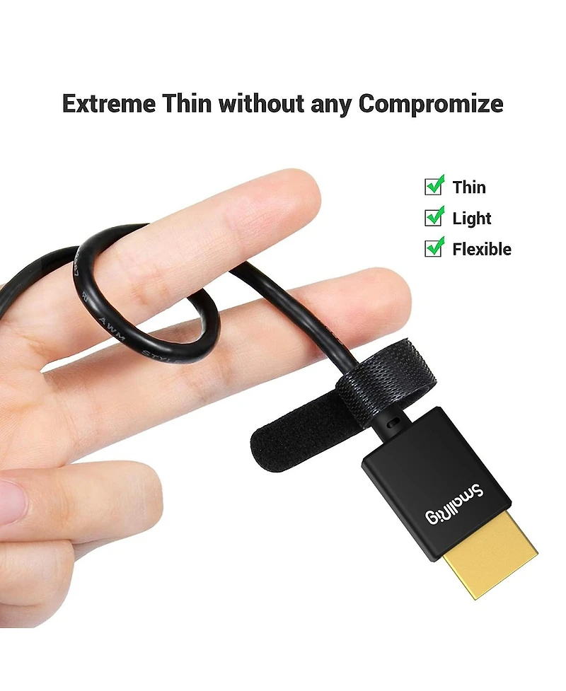 SmallRig 13.7" Ultra-Slim 4K Hdmi Type-a Cable