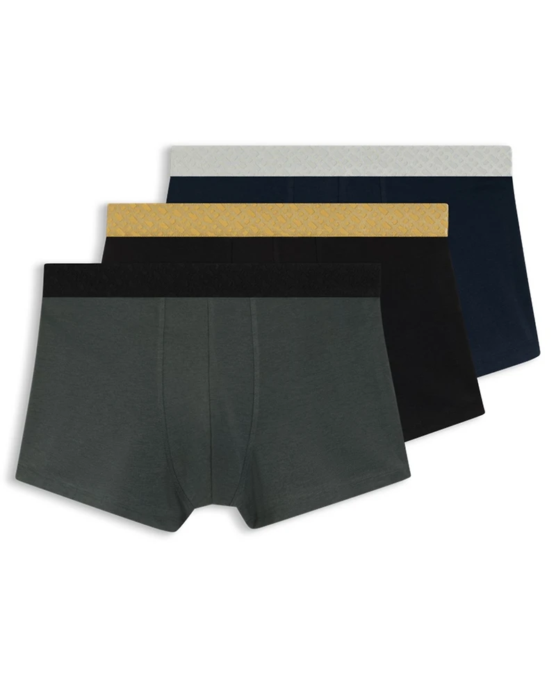 Hugo Boss Men's 3-Pack Metallic Waistband Trunk Underwear