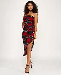 Emerald Sundae Juniors' Strapless Fitted Dress