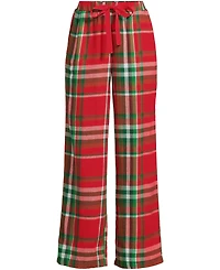 Lands' End Women's Flannel Wide Leg Sleep Pants