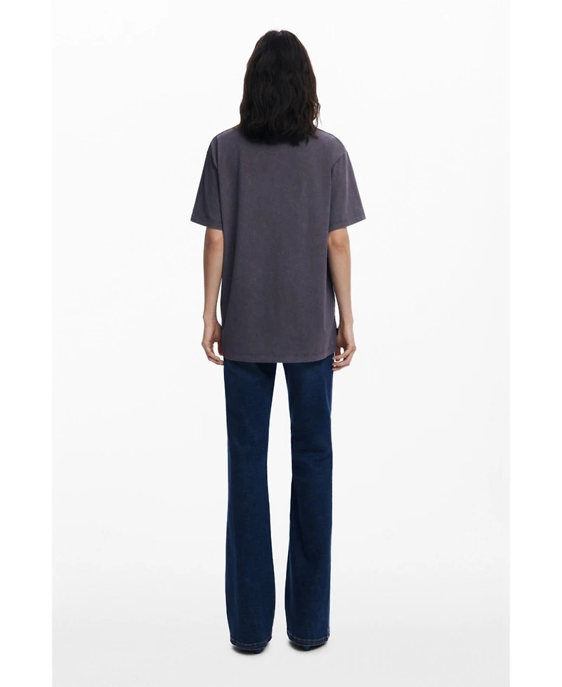 Desigual Women's Printed Crop T-shirt