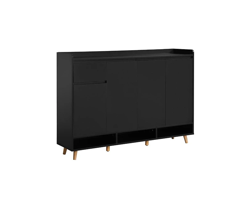 Casainc Contemporary Storage Shoe Cabinet with Adjustable Shelves