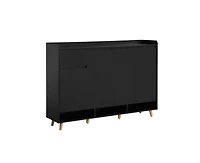 Casainc Contemporary Storage Shoe Cabinet with Adjustable Shelves