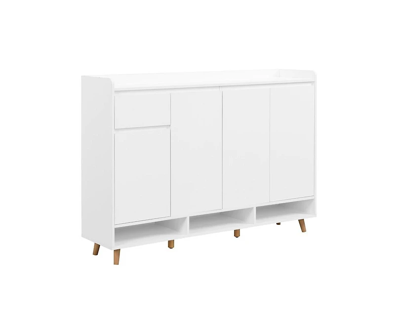 Casainc Contemporary Storage Shoe Cabinet with Adjustable Shelves